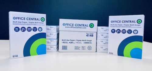 Copy Paper, Letter Size, 8.5" x 11", White, 92 Bright 20lb, 5,000 Sheets/carton - 3994/4148 - Copy & Multi-use White Paper - DMRMULC92B10