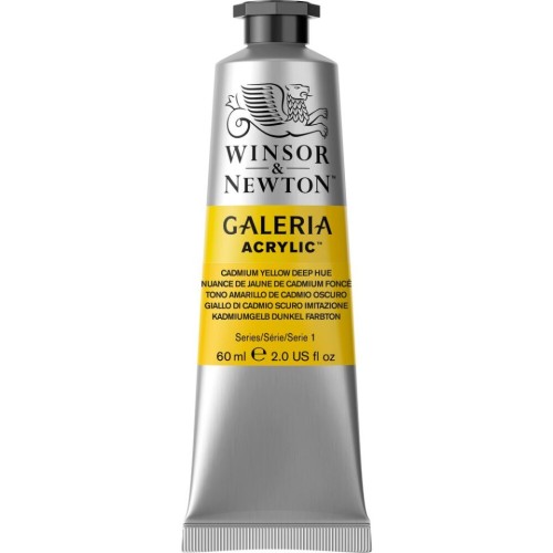 Winsor & Newton Galeria Acrylic Paint - 60 mL - Cadmium Yellow Deep Hue