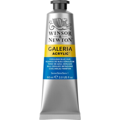 Winsor & Newton Galeria Acrylic Paint - 60 mL - Cerulean Blue Hue - Acrylic Paint - WNX2120138