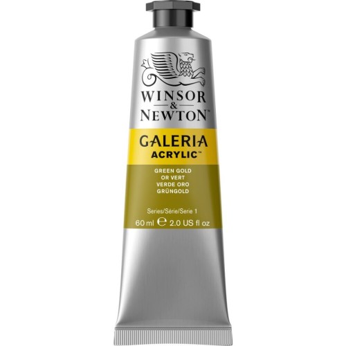 Winsor & Newton Galeria Acrylic Paint - 60 mL - Green Gold - Acrylic Paint - WNX2120294