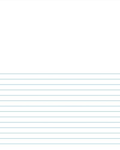 Primary Project Books - 7" x 9" - ½ Blue Ruled, 5/16" - 40 Pages - Exercise Books - NPPC4109428
