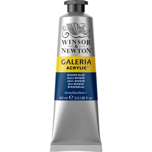 Winsor & Newton Galeria Acrylic Paint - 60 mL - Winsor Blue