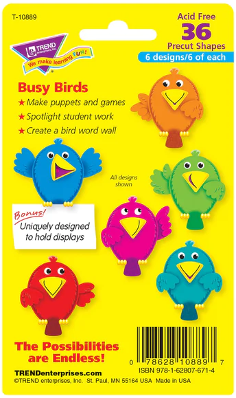 Mini Accents Variety Pack - Busy Birds - Accents - TEPT10889