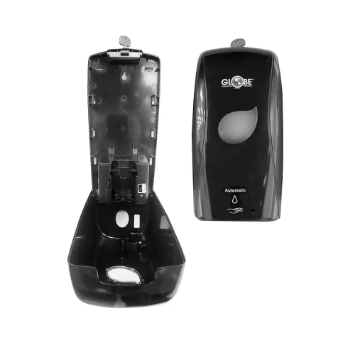 Touch-Free Dual Tip Bulk Lotion or Foam Soap Dispenser - 5.5"L X 5.25"W X 11"H / Black - Hand Sanitizer Dispensers - GCP4670B