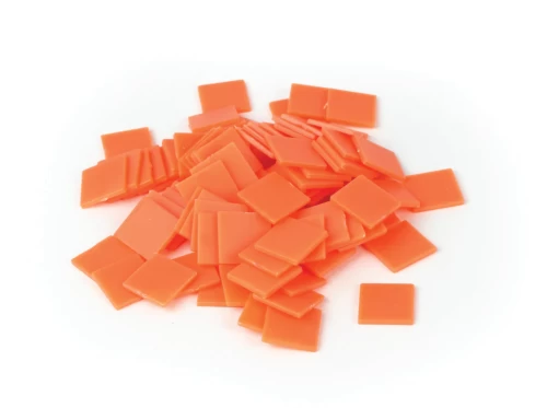 Orange Base Ten Thousandths Chips - Number Concepts - SIM47812