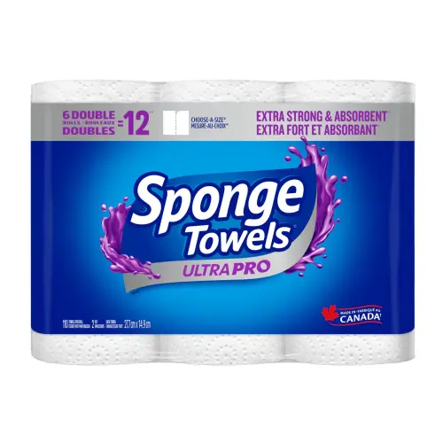 Kruger SpongeTowels Ultra PRO Paper Towels - Double - 6 / Pack