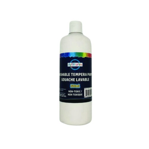 ArtWorks Washable Tempera Paint - 500ml - White