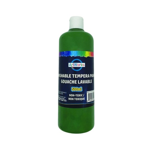 ArtWorks Washable Tempera Paint - 500ml - Green