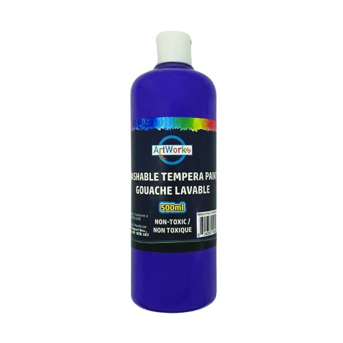 ArtWorks Washable Tempera Paint - 500ml - Purple