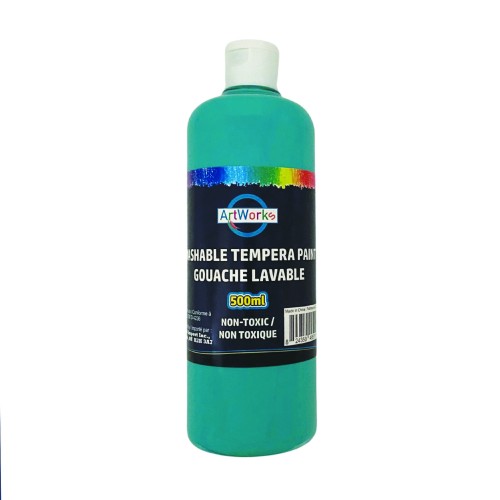 ArtWorks Washable Tempera Paint - 500ml - Turquoise