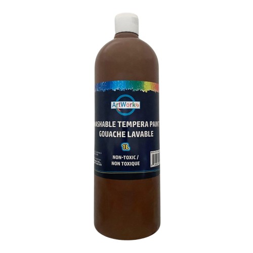 ArtWorks Washable Tempera Paint - 1L - Brown