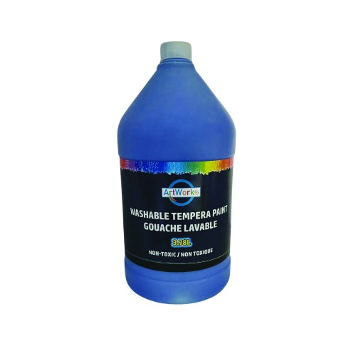 ArtWorks Washable Tempera Paint with Pump - 3.78L - Dark Blue