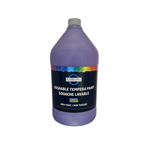 ArtWorks Washable Tempera Paint with Pump - 3.78L - Purple