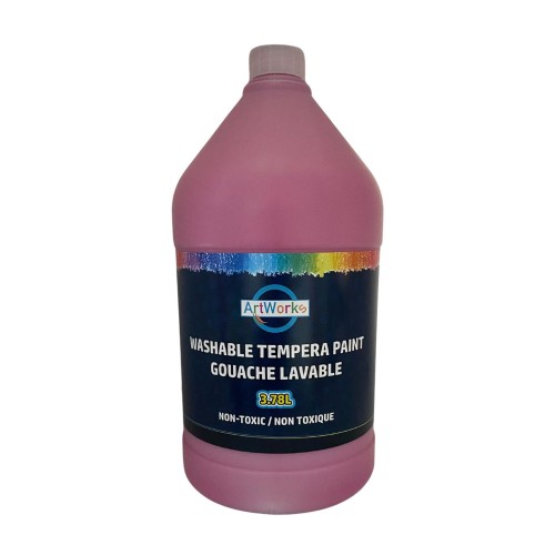 ArtWorks Washable Tempera Paint with Pump - 3.78L - Fuchsia