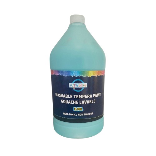 ArtWorks Washable Tempera Paint with Pump - 3.78L - Turquoise