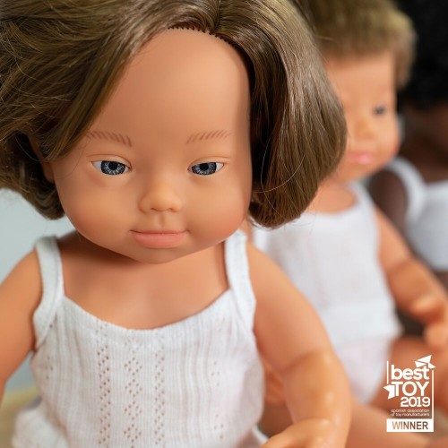 Caucasian Baby Doll - Brunette Girl with Down Syndrome - Dolls & Accessories - MECMLE31088