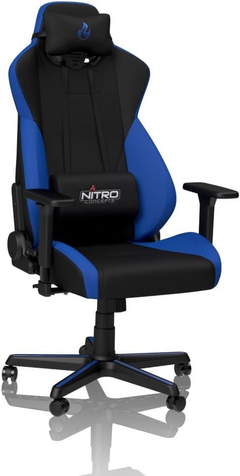 Nitro Concepts S300 Galactic Blue Gaming Chair - NC-S300-BB - Gaming Chairs - NBLNCS300BB