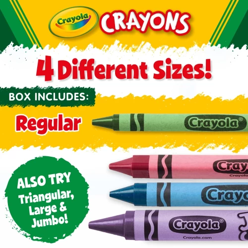 Crayola Ultra-Clean Washable Regular Crayons - 8 / Pack - Crayons - CYO526908