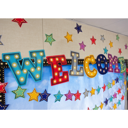 Marquee Welcome Bulletin Board Set - Bulletin Board Sets - TCR5869