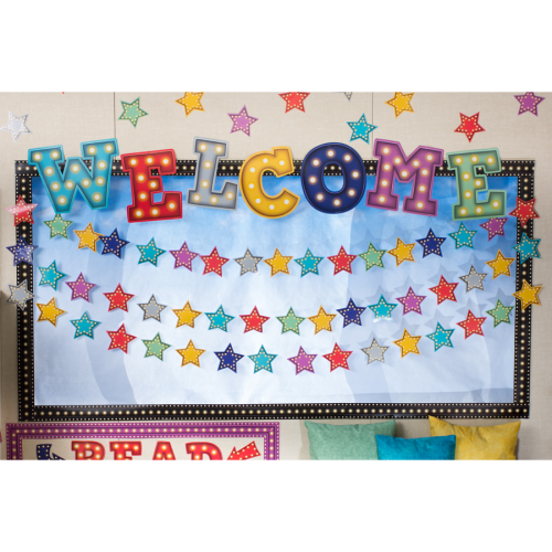 Marquee Welcome Bulletin Board Set - Bulletin Board Sets - TCR5869