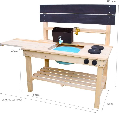 Outdoor Wooden Mud Kitchen - Outdoor Play - DMSCE391