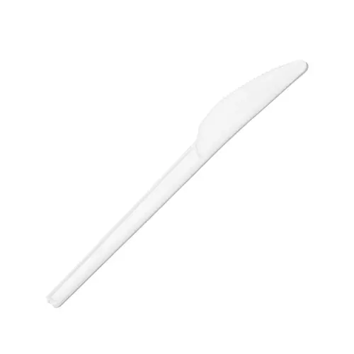 CPLA Compostable Knives - 6.5"H - White - 1000/PK