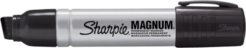 Sharpie MAGNUM Permanent Marker Jumbo Chisel, 1-Count, Black Ink #44001 - Permanent Markers - SAN44001A