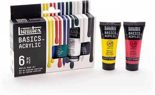 Liquitex Acrylic Paint Set - 22 mL - 6 Colours / Set - Acrylic Paint - LIQ101501