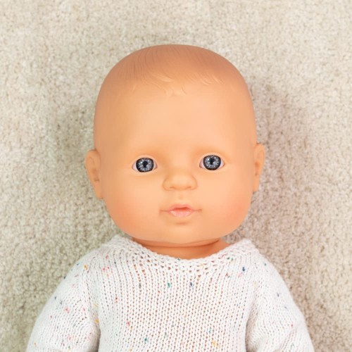 Miniland Anatomically Correct Newborn Baby Doll - Caucasian Boy - Dolls & Accessories - MEC31031