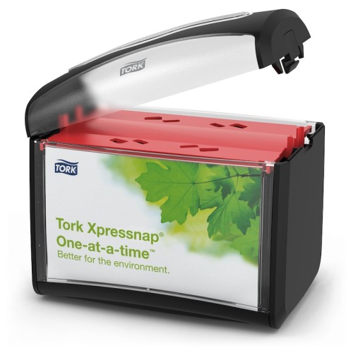 Tork Xpressnap® Tabletop Napkin Dispenser Black - Paper Napkin Dispensers - TRK6232100
