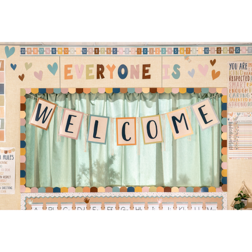 Everyone is Welcome Bulletin Board Set - Bulletin Board Sets - TCR7117