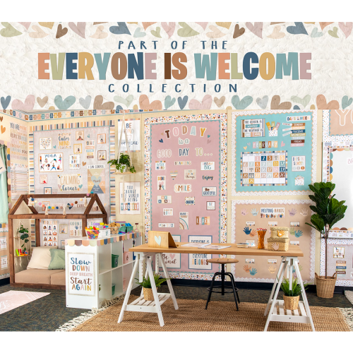 Everyone is Welcome Bulletin Board Set - Bulletin Board Sets - TCR7117