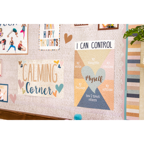 Everyone is Welcome Calming Corner Bulletin Board Set - Bulletin Board Sets - TCR7118