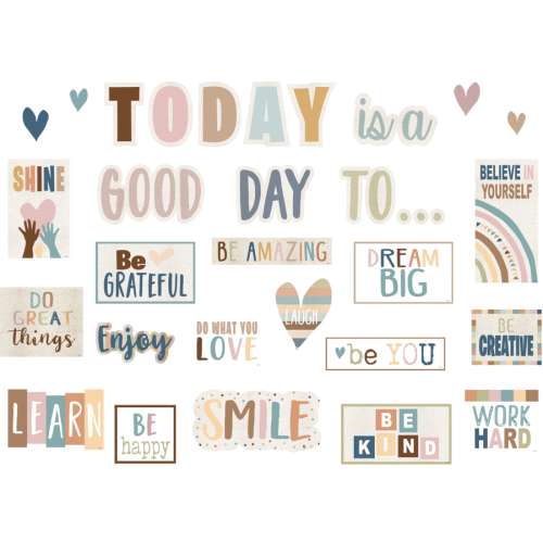 Everyone is Welcome Today is a Good Day Mini Bulletin Board Set