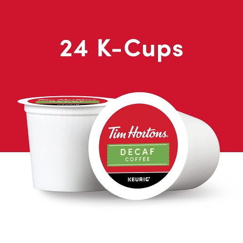 Tim Horton's Decaffeinated Coffee K-Cups - 24 / Box - Single Serve Pods - TIM6101308