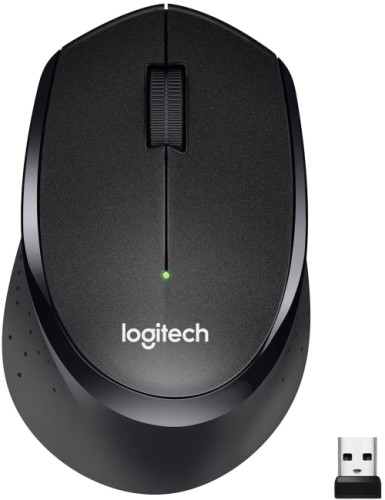 Logitech M330 Silent Plus Wireless Mouse, Black - 1 Each