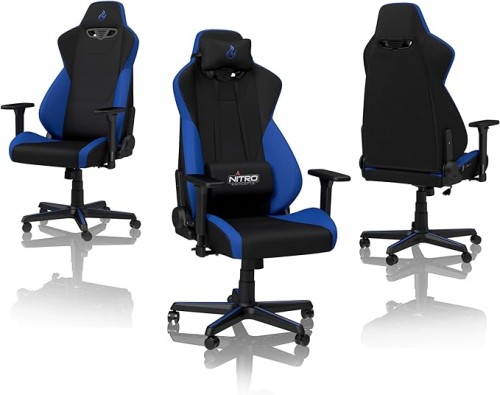 Nitro Concepts S300 Galactic Blue Gaming Chair - NC-S300-BB - Gaming Chairs - NBLNCS300BB