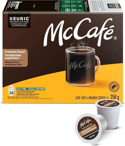 McCafe K-Cup Premium Roast K-Cups Medium Dark Roast 24/box