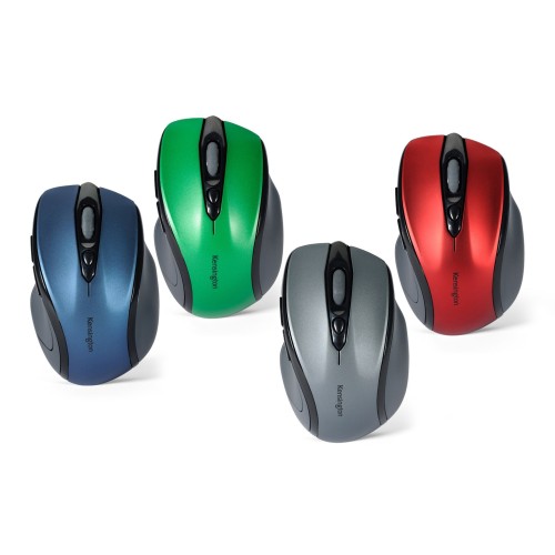 Kensington Pro Fit Mid-Size Wireless Mouse - Ruby Red - Mice - KMWK72422AMA