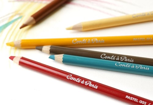 Conté à Paris Pastel Pencil Set - 12 Assorted Colours - Art Pencils, Charcoal, Pastels, Markers & Crayons - EPI2181