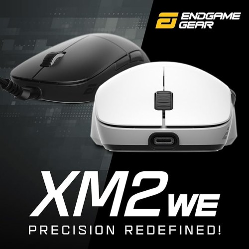 ENDGAME GEAR XM2we Wireless Gaming Mouse, Programmable Mouse with 5 Buttons and 19,000 DPI, Black - Mice - NBLEGGXM2WEBLK