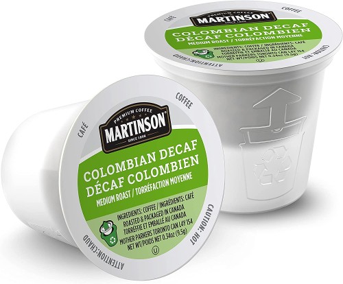 Martinson Colombian Decaf Coffee K-Cups - 24 / Box - Single Serve Pods - MRPCOLDECAF24