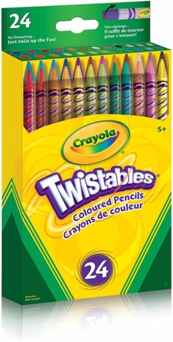 Crayola Twistable Coloured Pencils - 24 / Pack