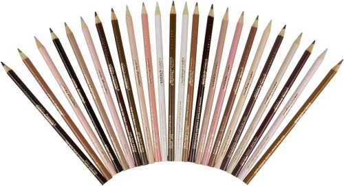 Crayola Colors of the World Colored Pencils - Assorted, Almond, Golden, Rose Lead - 240 / Case - Coloured Pencils - CYO687505