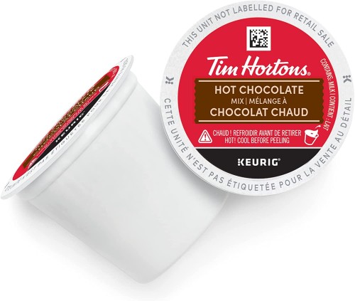 Tim Horton's Hot Chocolate K-Cups - 20 / Box - Single Serve Pods - TIM6112573