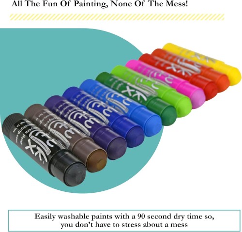 Kwik Stix Washable Solid Tempera Paint - Classpack Set of 96 Colours - Tempera Washable Paint - TPG00696