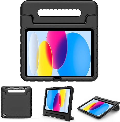 Carrying Case for iPad Tablet (A16) 11th Generation 2025 / iPad 10th Generation 2022 10.9 Inch with Pencil Holder - Black