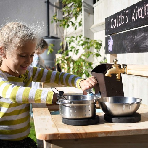 Outdoor Wooden Mud Kitchen - Outdoor Play - DMSCE391