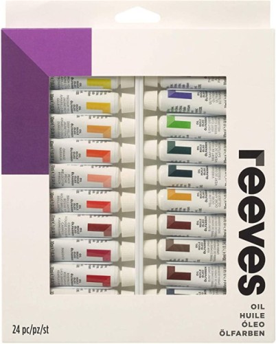 Reeves Oil Colour Tube Set - 10 mL - 24 / Set