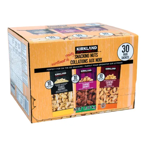 Kirkland Signature Snacking Nuts Variety Pack - 30 × 45 g - Snacks - OFP720827